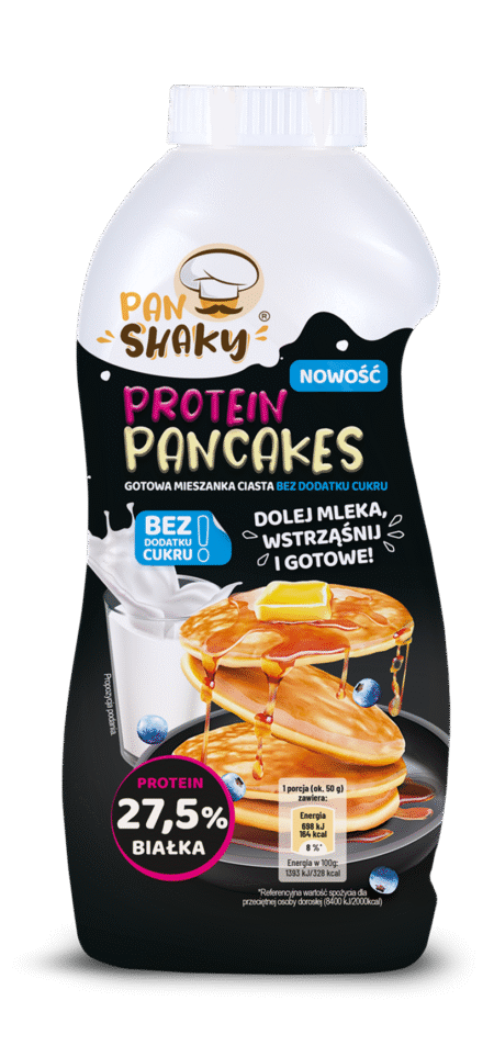 Pan Shaky Pancakes Proteinowe 27,5% białka BEZ CUKRU 250g